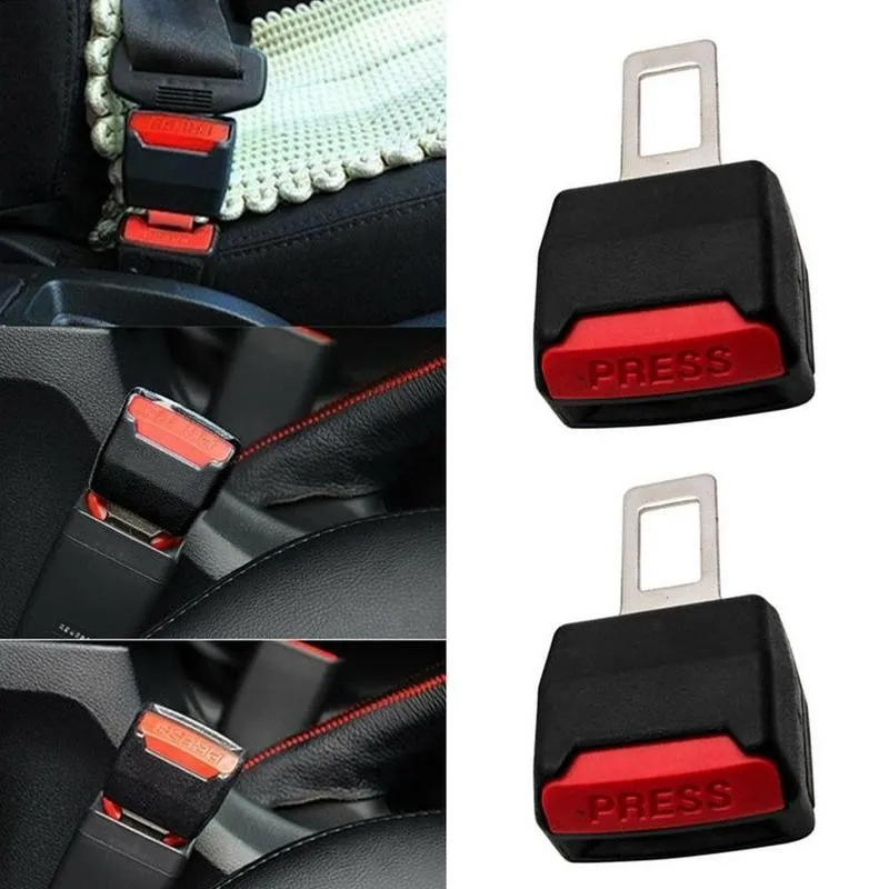 2Pcs Rallonge de ceinture de sécurité de voiture anti-Bip
