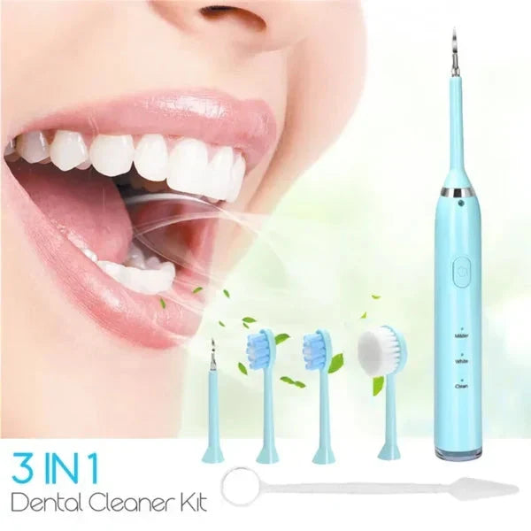 Détartreur dentaire et brosse à dents Électrique 5 Modes avec Miroir – قشارة الأسنان وفرشاة الأسنان الكهربائية 5 أوضاع مع مرآة