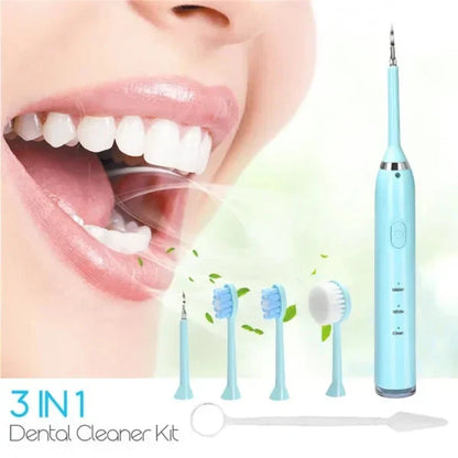 Détartreur dentaire et brosse à dents Électrique 5 Modes avec Miroir – قشارة الأسنان وفرشاة الأسنان الكهربائية 5 أوضاع مع مرآة