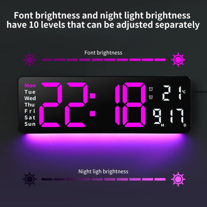 Horloge Numérique LED Murale et Table – ساعة رقمية تنزوت