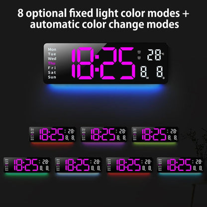 Horloge Numérique LED Murale et Table – ساعة رقمية