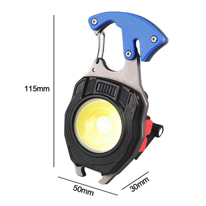 lampe de poche multifonctionnelle étanche Rechargeable à LED en alliage d'aluminium