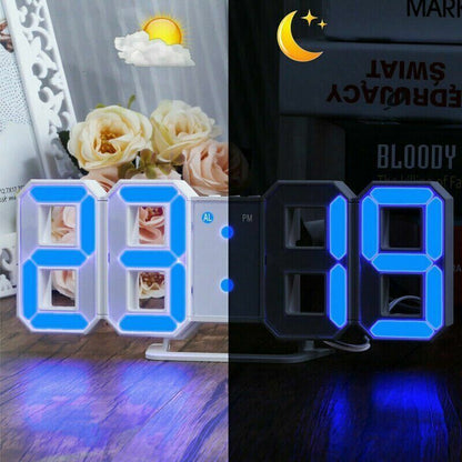 Horloge Murale numérique LED 3D