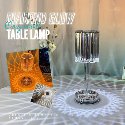 Veilleuse en cristal avec télécommande tactile USB تنزوت