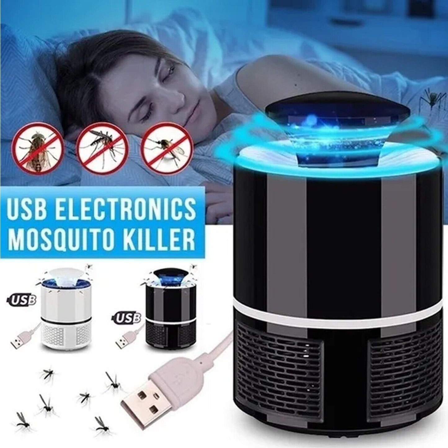 Appareil Anti-Moustique USB 5W Avec Lampe LED Écologique - تنزوت