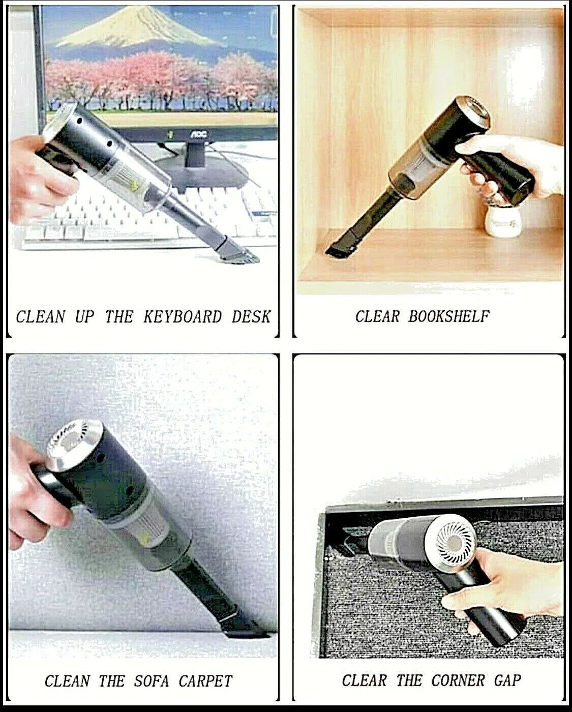 Aspirateur sans fil 2 In 1 Vacuum Cleaner For Car &amp; Home 12V 120 W