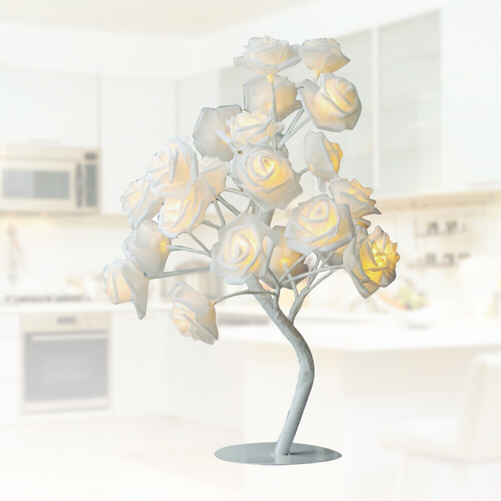 Lampe a chevet en forme D'Arbre à Fleur Lumineux