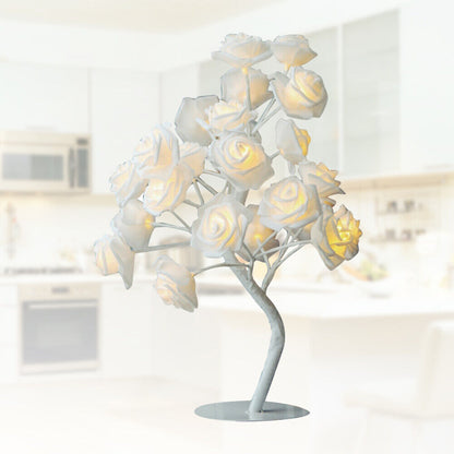 Lampe a chevet en forme D'Arbre à Fleur Lumineux