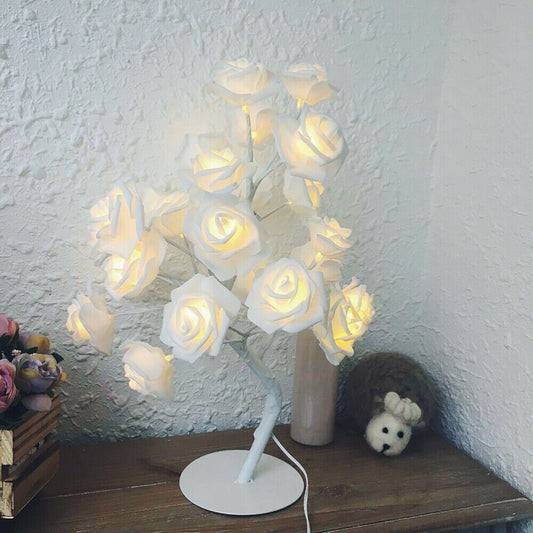 Lampe a chevet en forme D'Arbre à Fleur Lumineux تنزوت