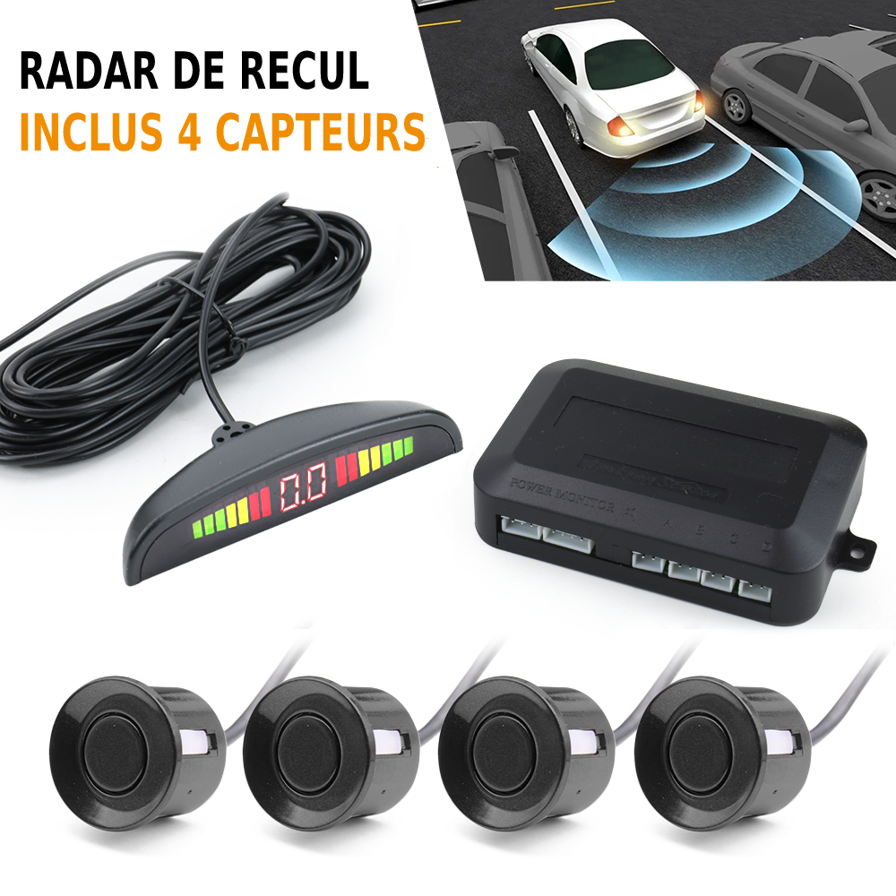 Radar de recul avec detecteur Automatique Pour Voiture - تنزوت