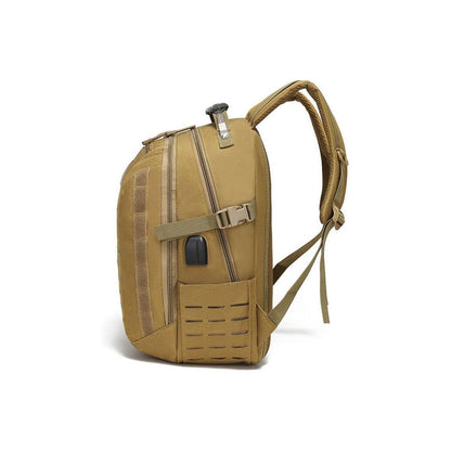 Sac à dos tactique USB pour camping, sac militaire 15,6 pouces