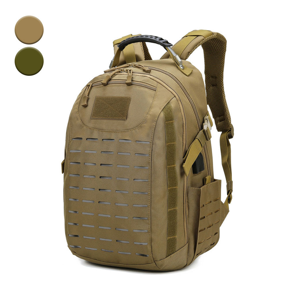 Sac à dos tactique USB pour camping, sac militaire 15,6 pouces تنزوت