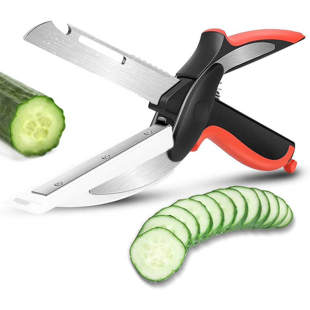 Ciseaux de cuisine Multifonctionnel 5en1 Rapide et facile à Utiliser