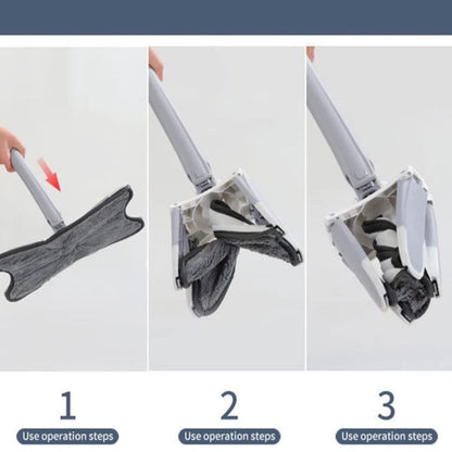 Serpillière Papillon Rotative en Microfibre Type X – ممسحة دوارة من الألياف الدقيقة