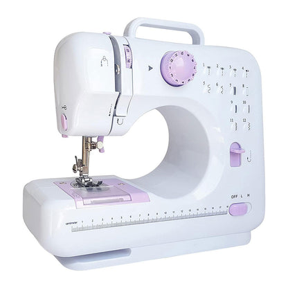 Machine à coudre portable 12 points 2 vitesses avec veilleuse LED et pédale - ماكينة خياطة محمولة