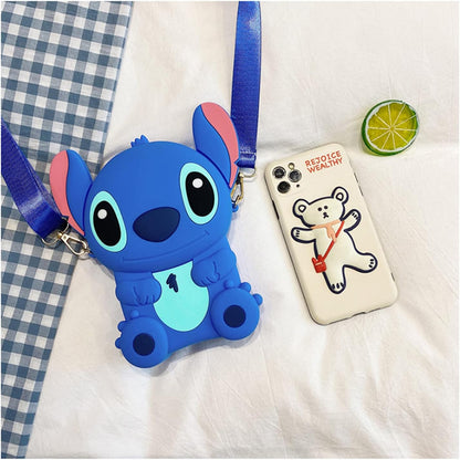 Porte-monnaie mignon à motif dessin animé Stitch pour enfants- محفظة نقود للأطفال