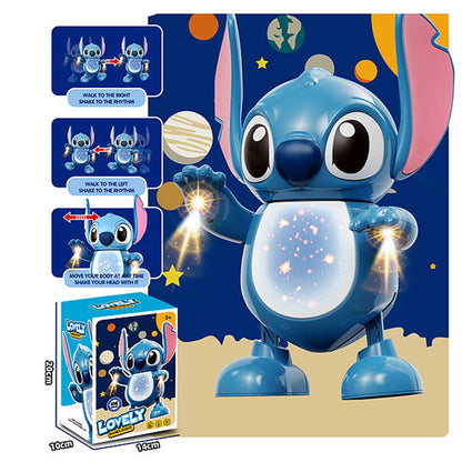 Jouet Danseur Interactif Musical Stitch avec Lumières – لعبة ستيتش الراقصة