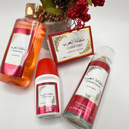 Pack Cosmétique Soltana Gel douche , Savon ,Brume , Déodorant تنزوت