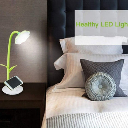 Lampe de Bureau Tournesol avec Support pour Téléphone Portable – مصباح مكتبي مع حامل للهاتف المحمول