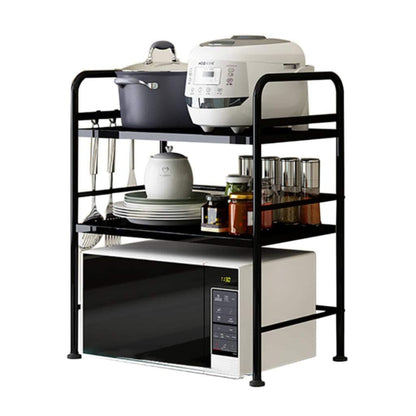 Support pour four à micro-ondes et étagère de rangement 3 étages – منظم أغراض وحامل ميكروويف