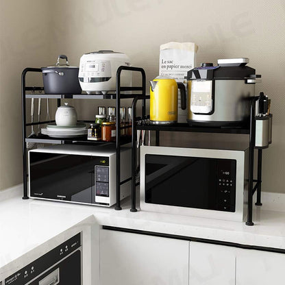 Support pour four à micro-ondes et étagère de rangement 3 étages – منظم أغراض وحامل ميكروويف