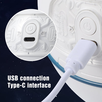 Humidificateur d'air électrique Spacecraft avec lumière LED
