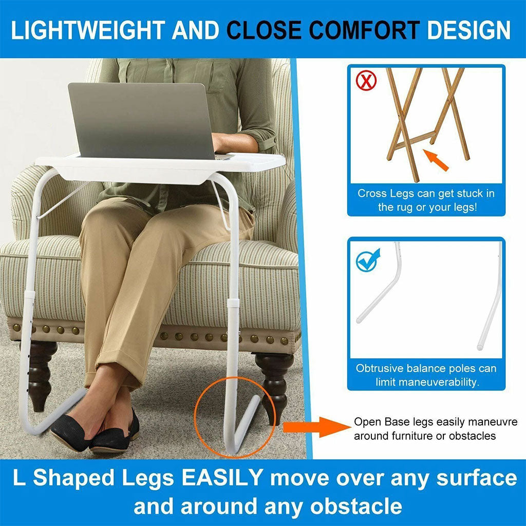 Tables d’appoint en Portable et Pliante Multi-positions – طاولة متعددة الوضعيات
