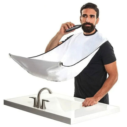 Bavoir à Barbe Pour Homme Tissue Imperméable – مأزر حلاقة يثبت على المرآة