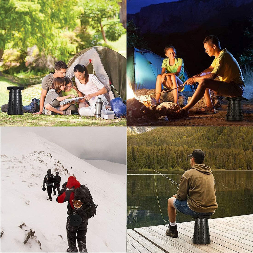 Tabouret Télescopique Portable pour Camping et Sorties – كرسي تليسكوبي محمول