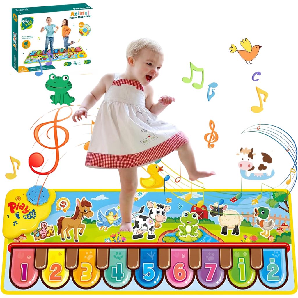 Tapis de Piano Musical pour Enfants 3-6 Ans – حصيرة بيانو موسيقية للأطفال تنزوت