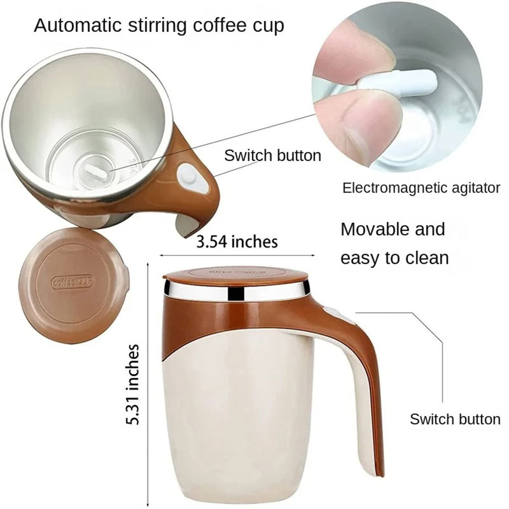 Tasse de mousseur de lait automatique multifonctionnelle à chargement USB