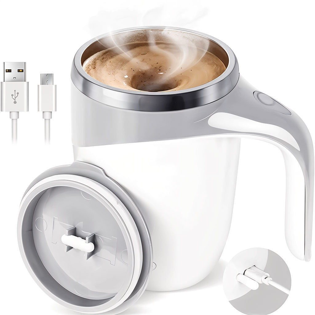 Tasse de mousseur de lait automatique multifonctionnelle à chargement USB تنزوت