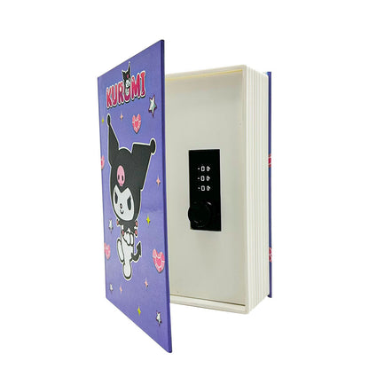 Coffre-fort Livre Kuromi – Boîte de Rangement Sécurisée