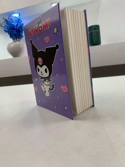 Coffre-fort Livre Kuromi – Boîte de Rangement Sécurisée