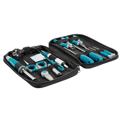 Total Ensemble d’outils de télécommunication Total 13 pièces avec sac en toile TKTTSK0132 – حقيبة الأدوات المهنية