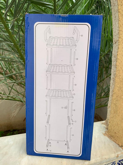 Étagère de salle de bain au-dessus des toilettes à 3 niveaux