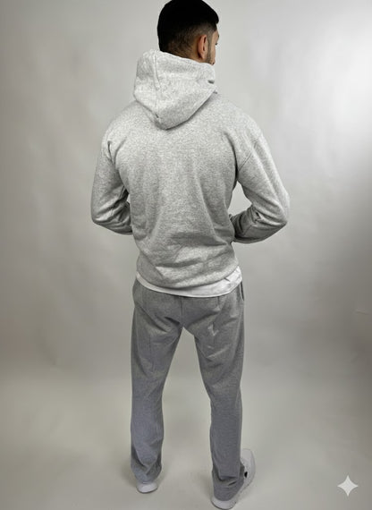 Ensemble 2 Pièces Hoodie + Pantalon Baggy Premium Unisexe Gris