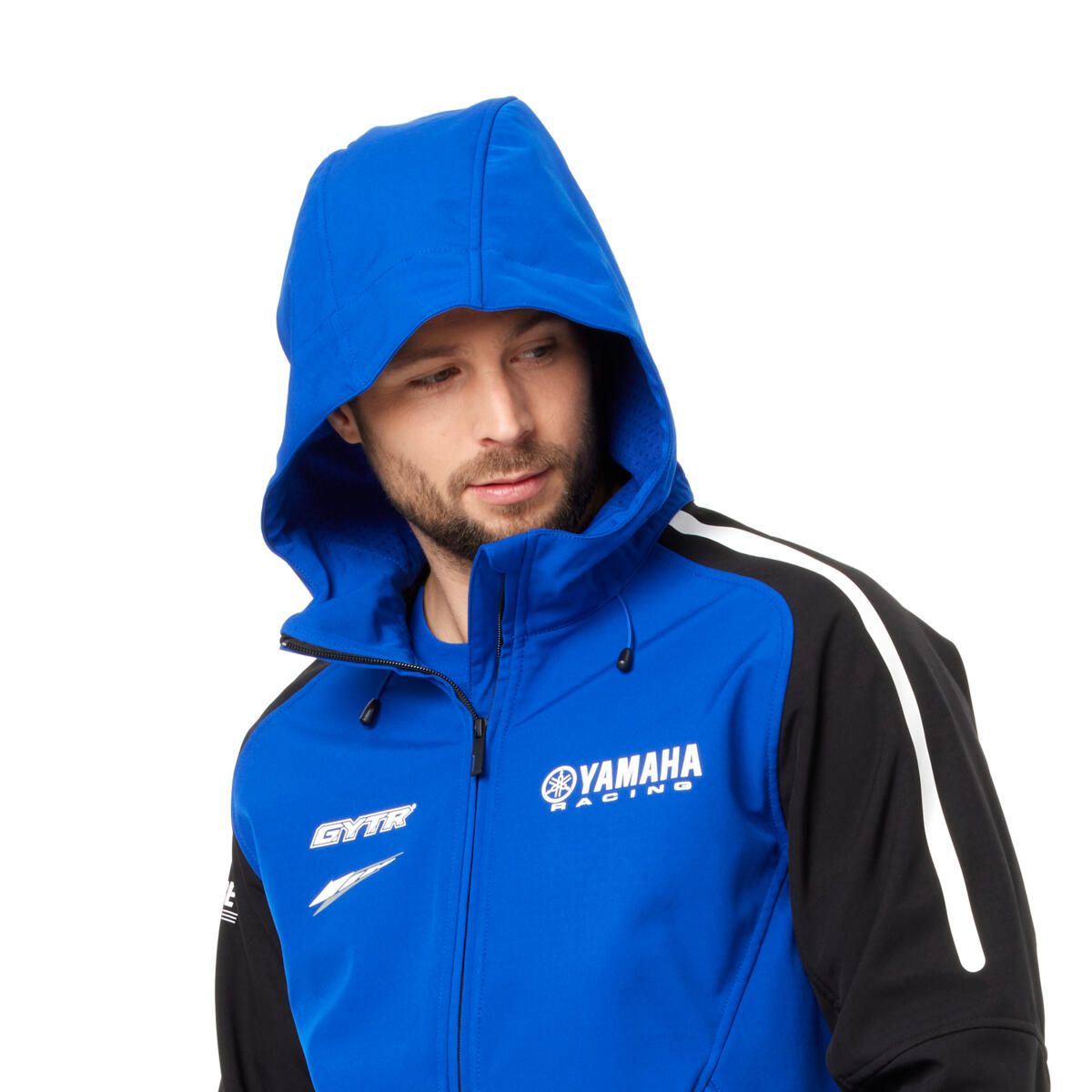 Veste Yamaha Racing Softshell Edition Black à Capuche Unisexe - سترة ياماها جودة عالية