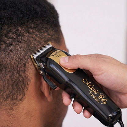 Wahl Professional 5-Star Series Tondeuse magique sans fil Noir et Doré – آلة حلاقة لاسلكية للرجال