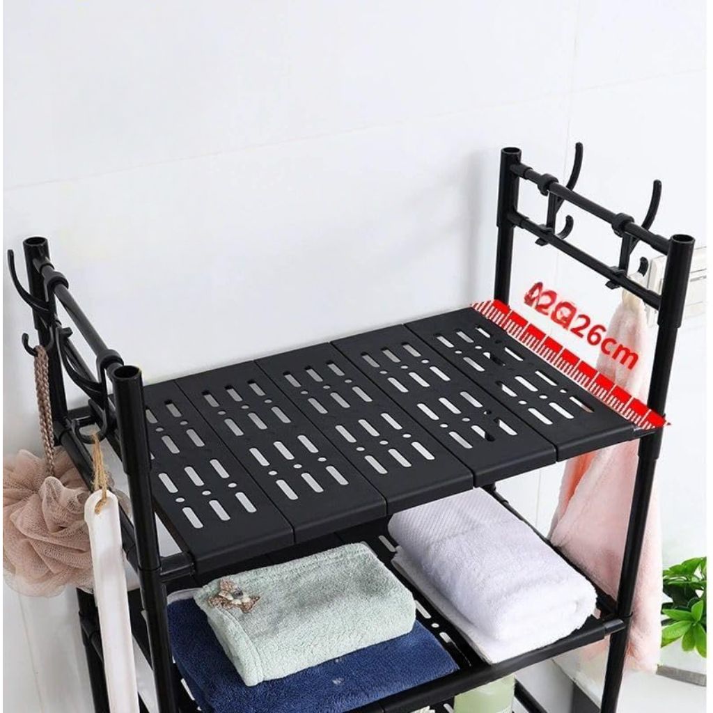 Étagère de Rangement 3 Niveaux pour Salle de Bain – منظم بثلاث طبقات لأدوات الحمام