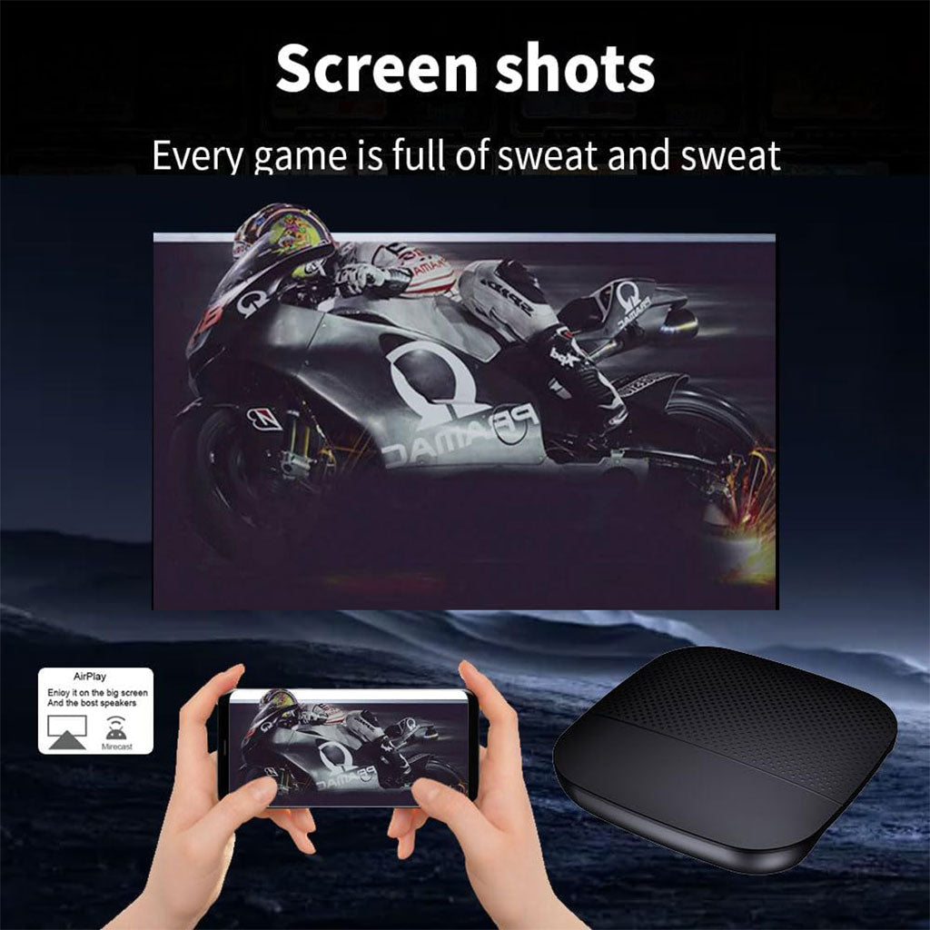 X2 mini Console de Jeux Vidéo 3D et Android TV 64GB – جهاز ألعاب ذكي