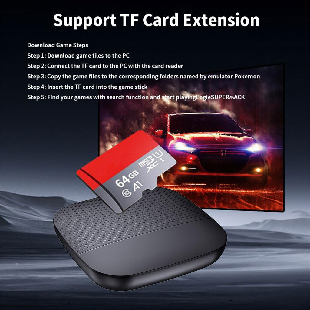 X2 mini Console de Jeux Vidéo 3D et Android TV 64GB – جهاز ألعاب ذكي