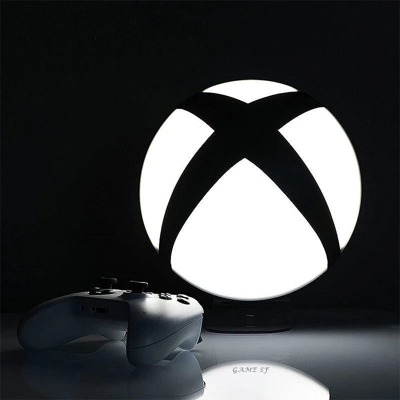 Lumière d'icône de jeu pour XBOX 7 Couleur montage mural