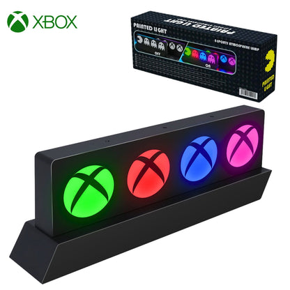 Lampe D’éclairage LED Xbox Icons Avec 3 Modes D’éclairage – Éclairage Couleur Interactif Avec Musique - تنزوت