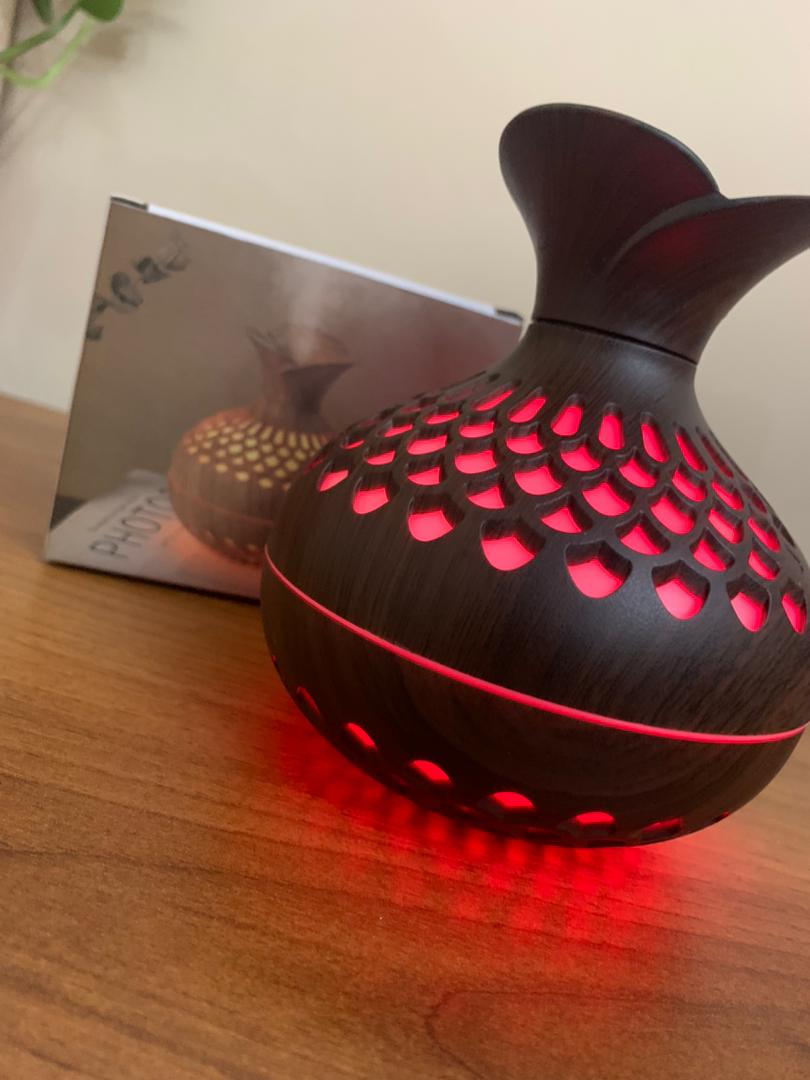 Diffuseur D’huiles Essentielles 300ml Avec 7 Lumières LED Colorée
