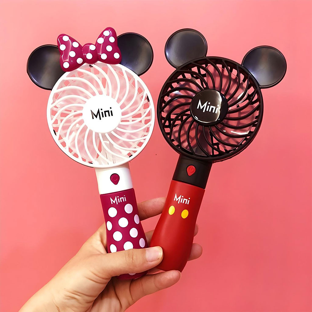 Ventilateur Rechargeable USB Mini Mousse avec 3 Niveaux de Vitesse – مروحة محمولة