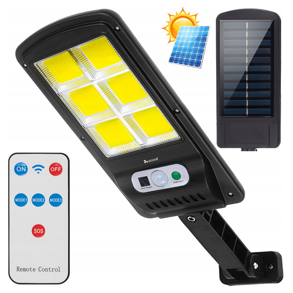 Lampadaires solaires à LED d’extérieur avec détecteur de mouvements – مصباح خارجي يعمل بالطاقة الشمسية