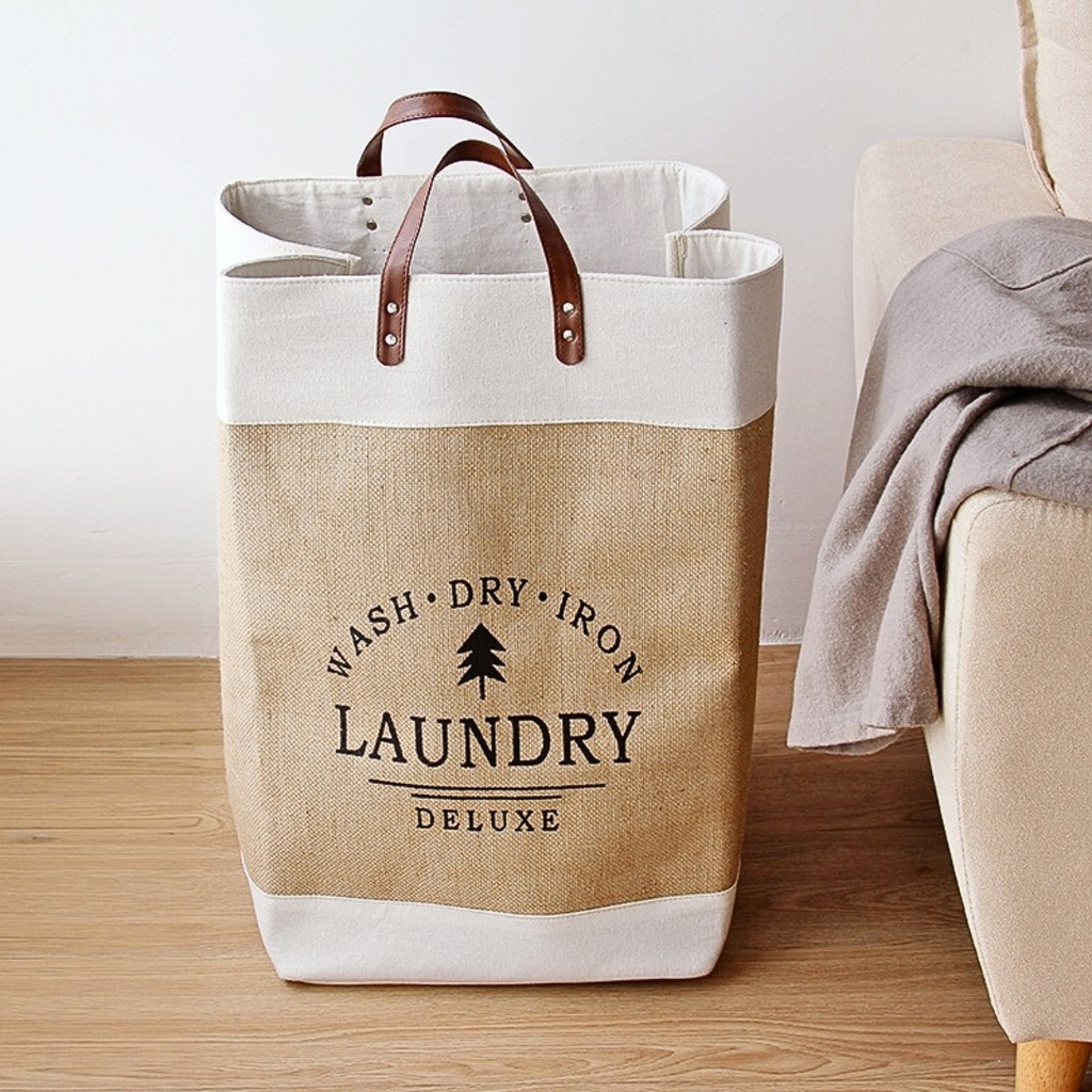 Grand panier à linge pliable en tissu domestique, rangement pour vêtements et jouets, grande capacité