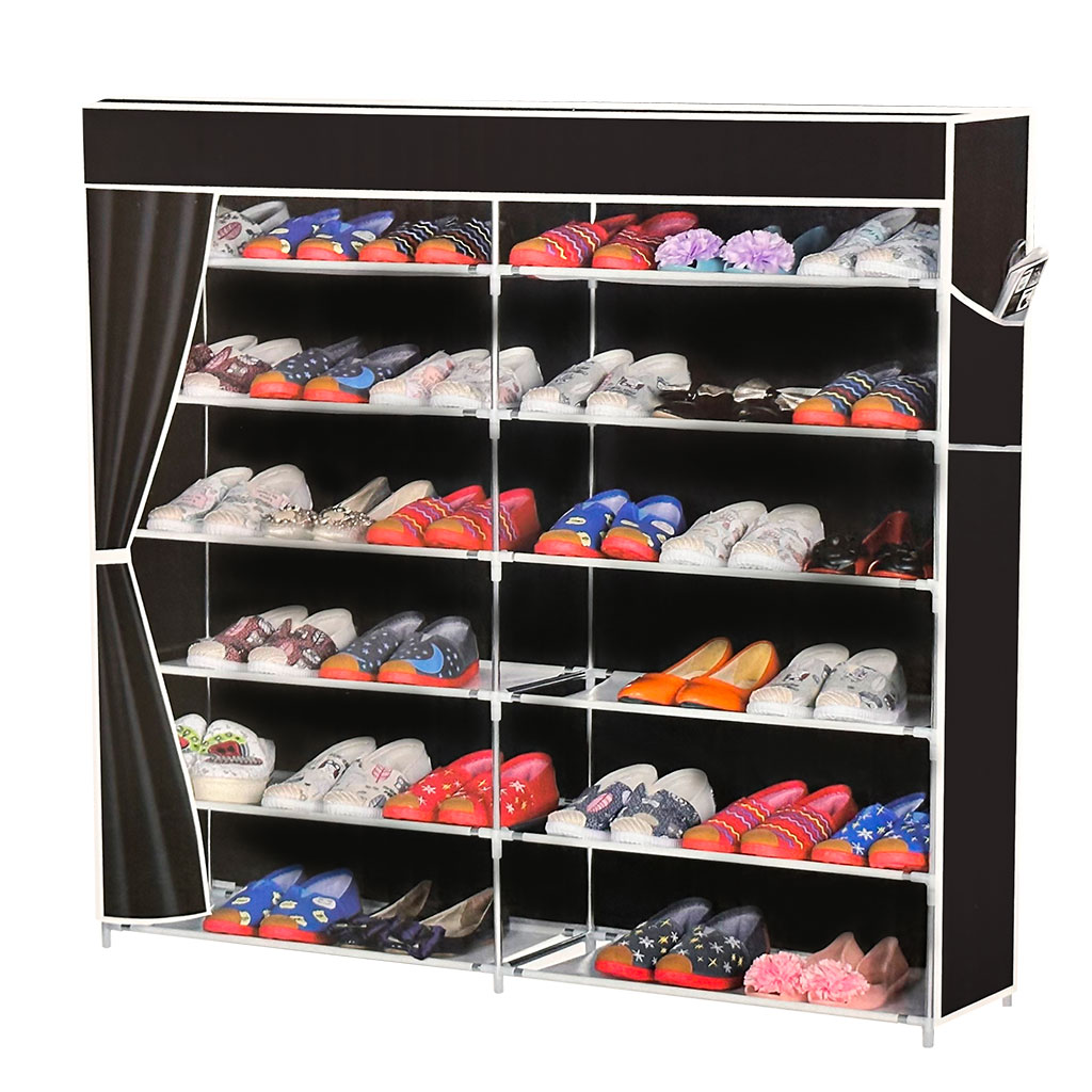 Armoire à Chaussures Pliante Polyvalente 6 Etages – خزانة أحذية محمولة متعددة الاستخدامات قابلة للطي