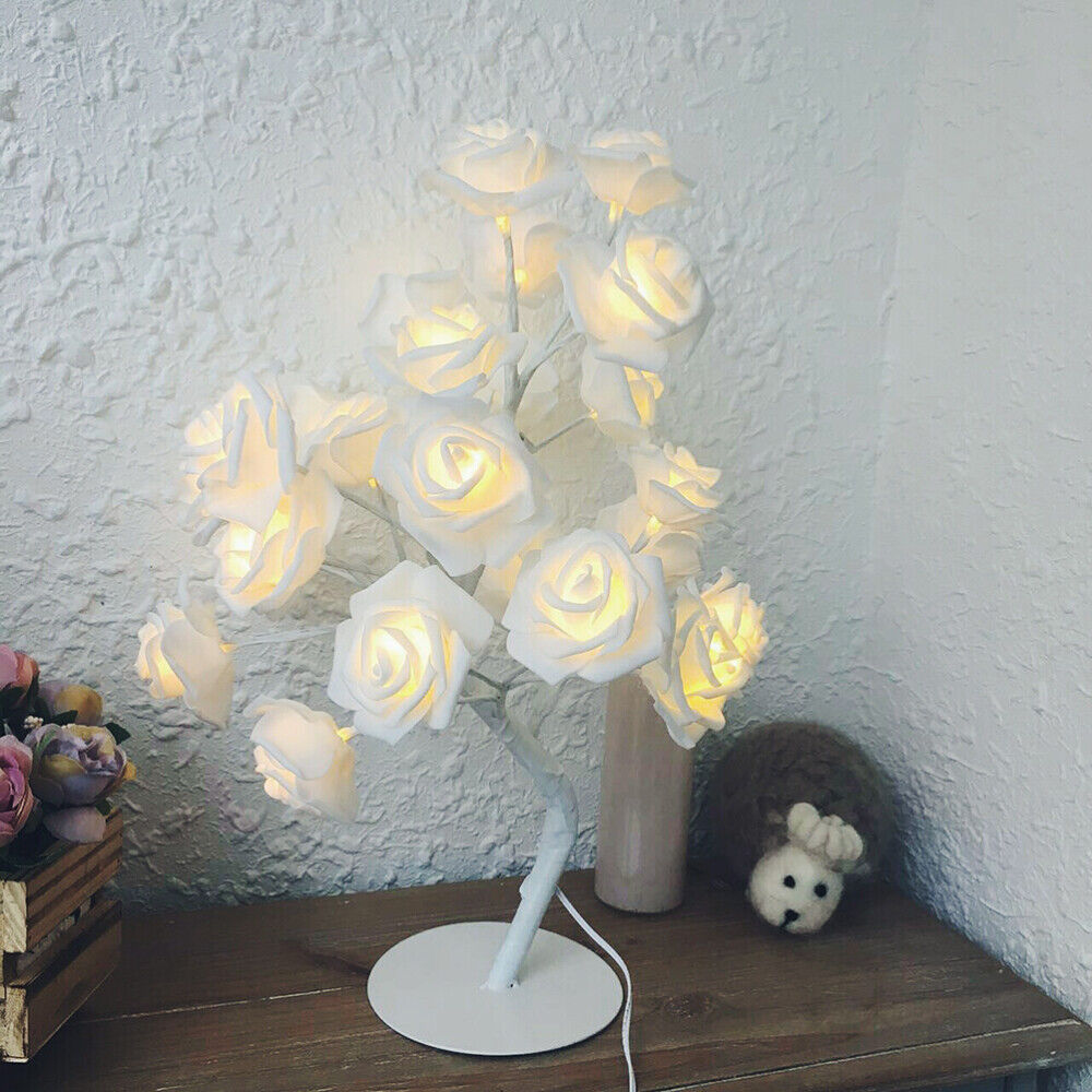 Lampe a chevet en forme D'Arbre à Fleur Lumineux
